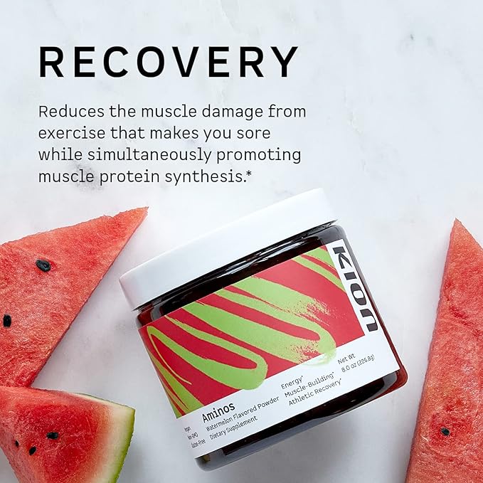 Kion Aminos Essential Amino Acids Powder - Essential Amino Acids Supplement for Muscle Recovery, Essential Amino Energy, EAAs Amino Acids Powder, BCAA EAA, BCAAs Amino Acids - 30 Servings, Watermelon