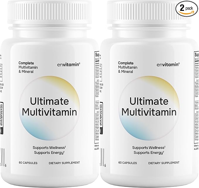 Ultimate Multivitamin Multimineral and Superfood with 42 Fruit and Vegetable Blend, 60 Count