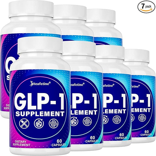 GLP-1 Supplement Support, with Naturally GLP-1 Supplement Probiotic, Hops & Green Tea Extract, GLP 1 Supplement for Gut, Energy, GLP-1 Levels & Overall Health - 420 Capsules