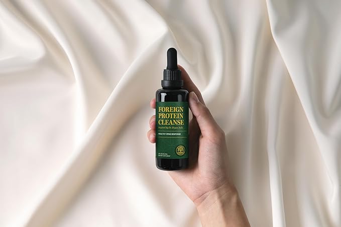 Global Healing Foreign Protein Cleanse (Spike Protein Detox) - Spike Support Formula with Nattokinase Supplement Alternatives (Wormwood) - Helps Detox Spike Proteins for Immune Support - 2 Fl Oz