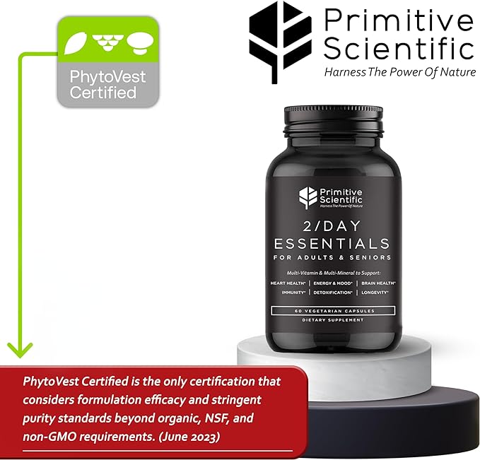 Whole Food Multivitamins for Adults & Seniors - Multivitamins for Women & Men - 2X a Day Adult Vitamins with Vitamin A, C & D3 - Natural & Sugar-Free | 60 Caps [30 Servings]