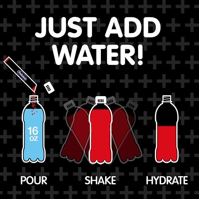 Pedialyte AdvancedCare Plus Electrolyte Powder Packs with 33% more electrolytes and PreActiv Prebiotics, Strawberry Freeze & Berry Frost, 24 Count