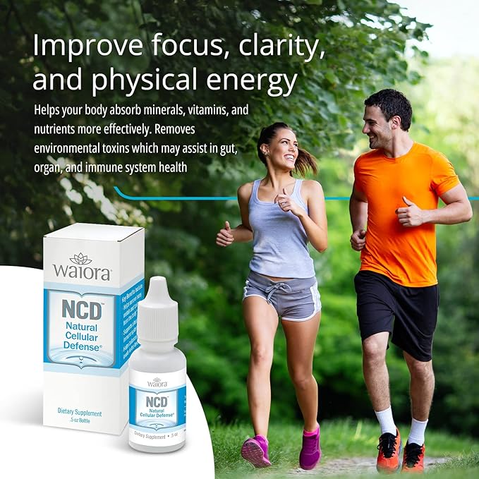 Waiora Natural Cellular Defense (NCD) Liquid Zeolite Drops, Clinoptilolite for Men & Women - Supplement for Immune, Healthy Gut Support, Cleanse, pH Balance (0.5oz Bottle, 3 Ct – 270 serv)…