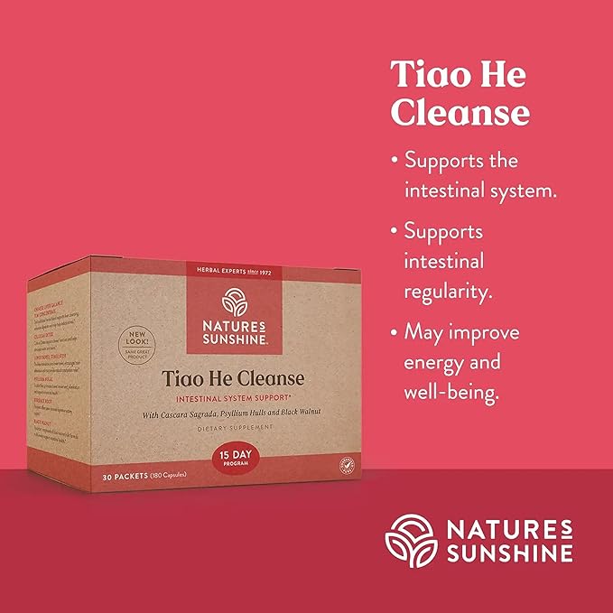 Nature's Sunshine Tiao He Herbal Cleanse | Cleanse and Detox the Colon and Liver with Traditional Chinese Herbs