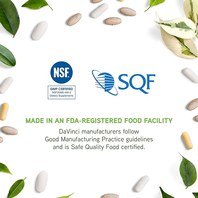 DAVINCI Labs Nattokinase Plus - High-Potency Nattokinase Supplement for Comprehensive Blood Flow Support for Men & Women - Formulated with Antioxidant Support* - 60 Vegetarian Capsules