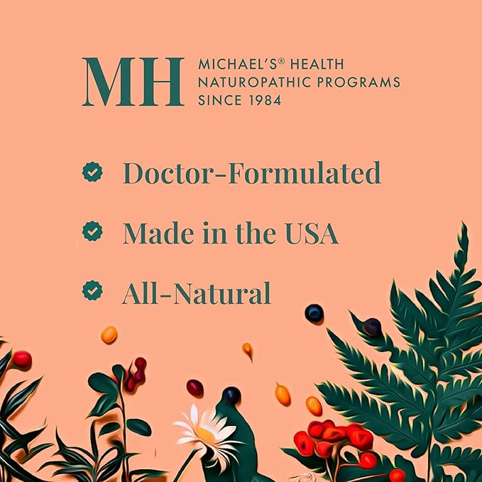 MICHAEL'S Health Naturopathic Programs Blood Pressure Factors - 180 Vegetarian Tablets - Provides Fluid Balance Support - Kosher - 60 Servings