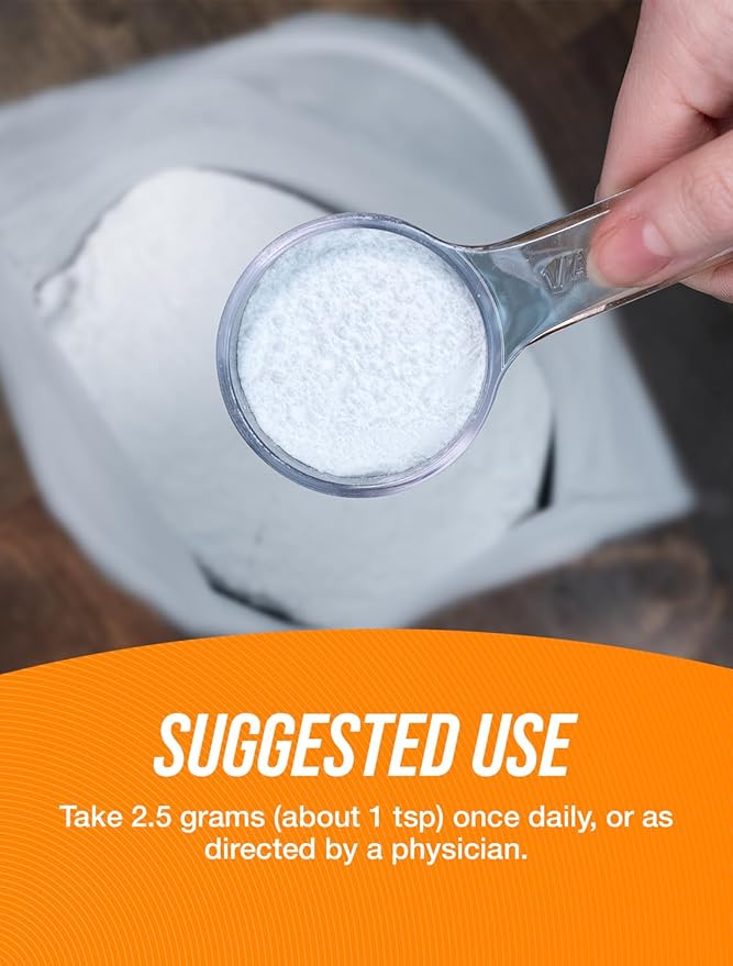 BulkSupplements.com AAKG Powder - Arginine Alpha-Ketoglutarate, AKG Supplement - Arginine Supplement, Unflavored & Gluten Free, 2500mg per Serving, 500g (1.1 lbs) (Pack of 1)