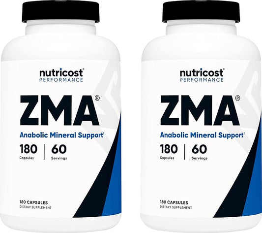 Nutricost ZMA 180 Capsules (2 Bottles)