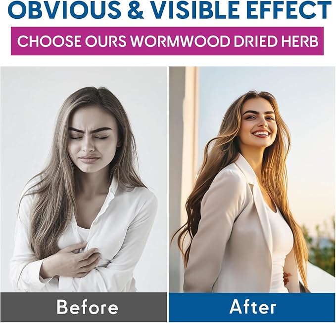 IHW Wormwood Liquid Drops, Organic Wormwood Drops with Black Walnut for Digestive and Intestinal System Support, Extra Strength Oral Gut Health Supplements