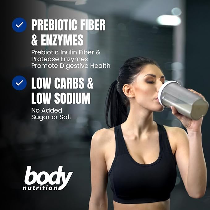 Body Nutrition Trutein High Protein Powder: 45% Whey, 45% Casein, 10% Egg White, Gluten-Free, Low Sodium, Grass Fed Whey Protein Powder, Gym Supplement & Breakfast Shake, Pumpkin Pie, 2lb