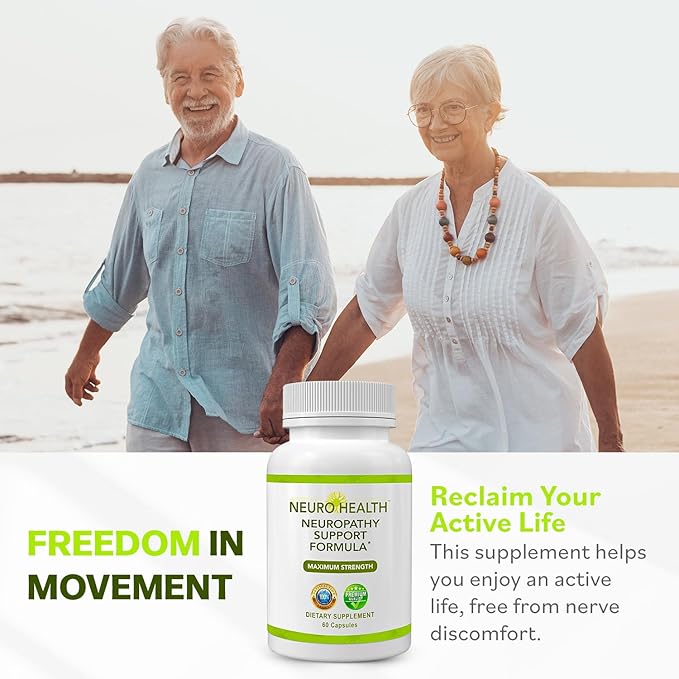 Nerve Support Formula for Neuropathy - Your Nerve Savior Supplement with B Vitamins and Alpha Lipoic Acid - Rapid Absorption for Nerve Discomfort Relief - 60 Capsules
