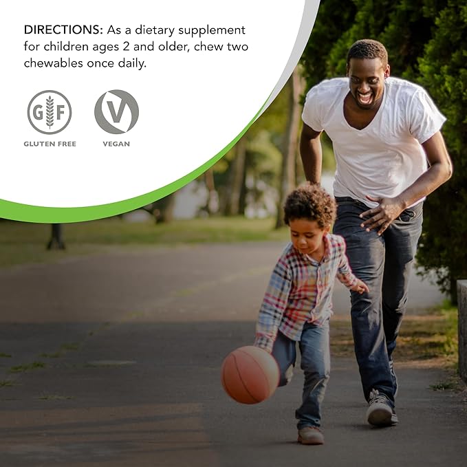 Natures Plus Animal Parade Gold Children's Multivitamin - Orange Flavor - 120 Chewable Tablets, Pack of 2 - Gluten Free - 120 Total Servings