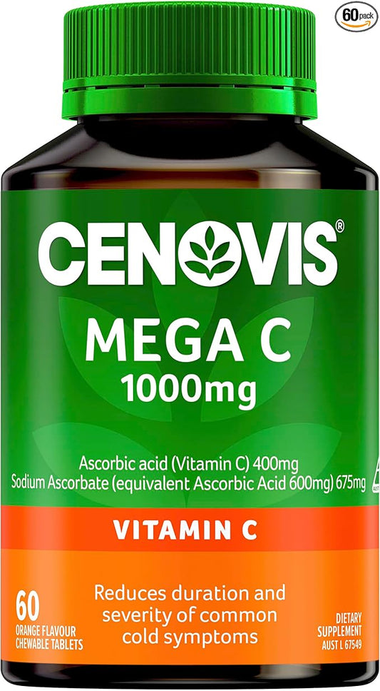 1000mg Orange Flavour Tablets