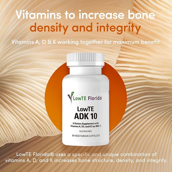 ADK 10-90 Capsules I Vitamin D3 K2 & A, Multivitamin Supplement for Stronger Bones, Teeth & Heart* and Normal Blood Pressure*, High Potency Vitamin ADK with Vitamin D3 10,000 iu