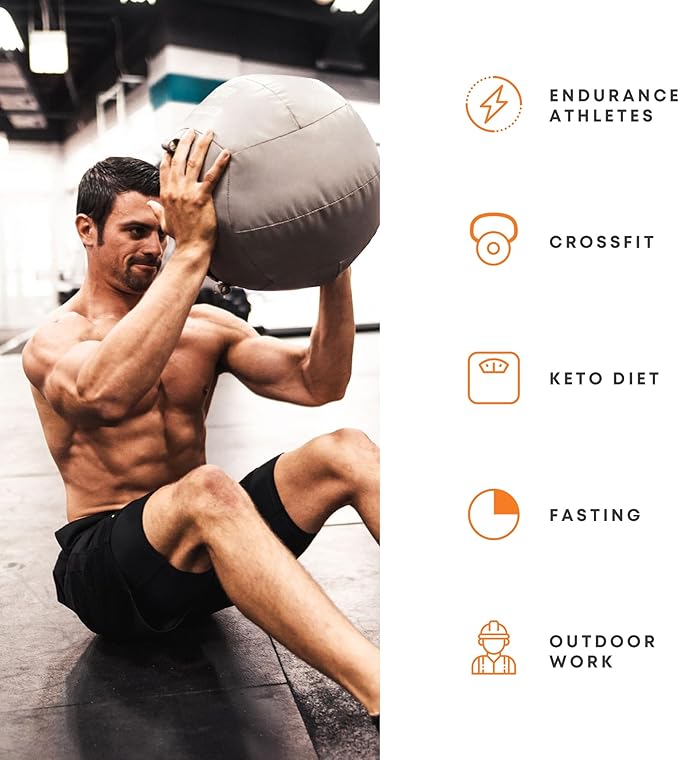 Keto S1000 Electrolyte Powder Packets | Keto and Paleo Friendly | No Sugar, No Calories, No Maltodextrin | Clean | 30 Unflavored Salt Hydration Stick Packs