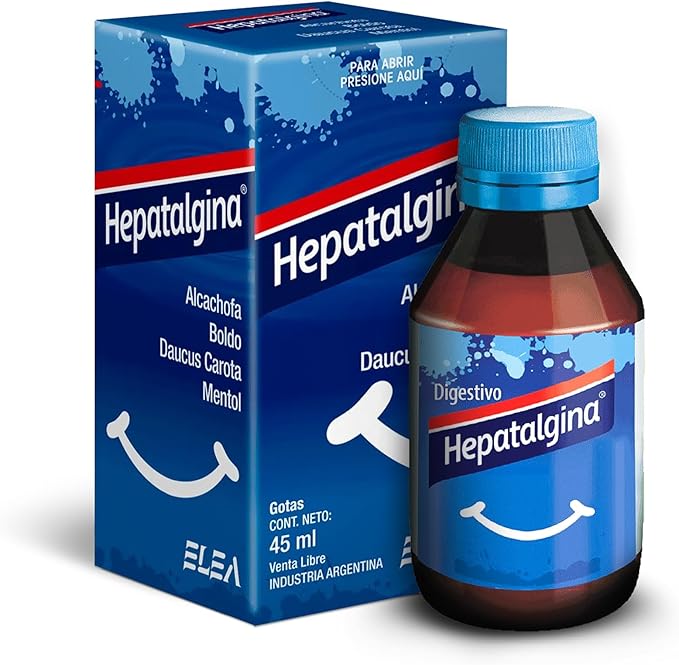 Liver Support Digestive Protector - Liquid Herbal Supplement with Artichoke Extract for Liver Cleanse Detox & Repair - Liver Detox Cleanse Drops with Mint, Boldo & Carrot - 45 ml