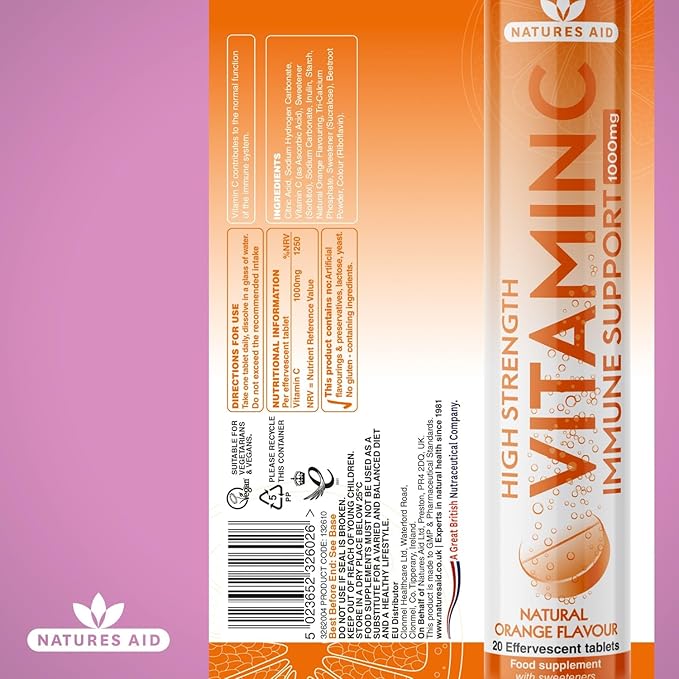 Vitamin C 1000MG Effervescent 20 tablet