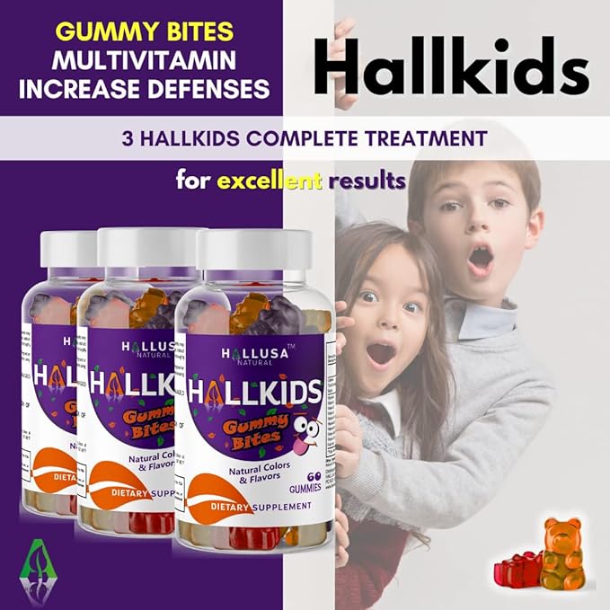 Multivitaminas para Niños en Gomitas Refuerza su sistema inmune, su concentración y Memoria contiene Vitaminas A,C,D,E,B en todas sus categorias