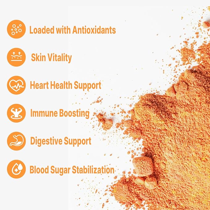 UNLEASH'D ORGANIC Organic Goji Berry Juice Powder 16 oz 100% Pure Natural Green Food, Rich in Antioxidants and Multivitamins, Boosts Immune System, Supports Eye Health, Promotes Skin Health