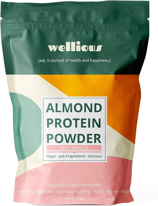 Clean Vegan Protein Powder Vanilla - Organic Plant Based Protein Powder Dairy Free for Gut Health, No Sodium, High Fiber, Keto Friendly, Non Dairy, Lactose Free Protein Powder