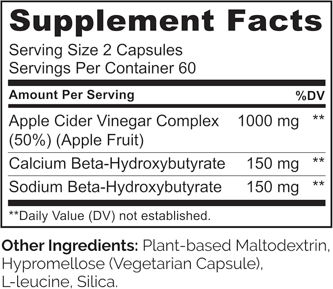 NATURELO Apple Cider Vinegar Capsules - Natural ACV with Mother Supplement for Men & Women for Detox, Cleanse and Weight Management - 120 Vegan Capsules