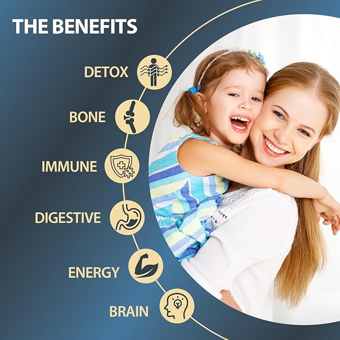 Zeolite Detox for Kids and Adults, Premium Zeolite Clinoptilolite Liquid with Methyl Vitamin B12 & D3, Gentle Heavy Metal Detox for Kids, Energy, and Focus, Monk Fruit Flavor, 2 Fl Oz