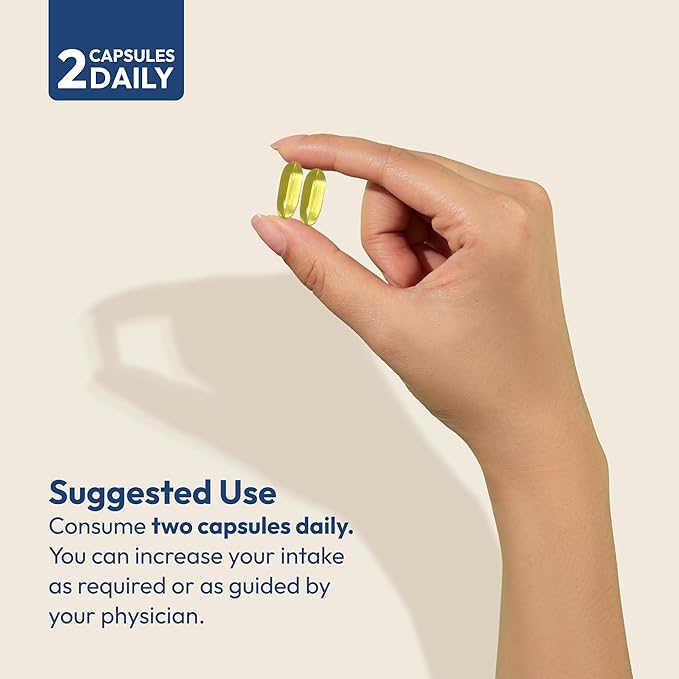 ANDREW LESSMAN Maximum Essential Omega-3 Unflavored, 30 Softgels - Ultra-Pure Omega-3 Fish Oil 1200 mg - High DHA, No Mercury Fish Oil Omega 3 Supplement - Small, Easy to Swallow Fish Oil Capsules