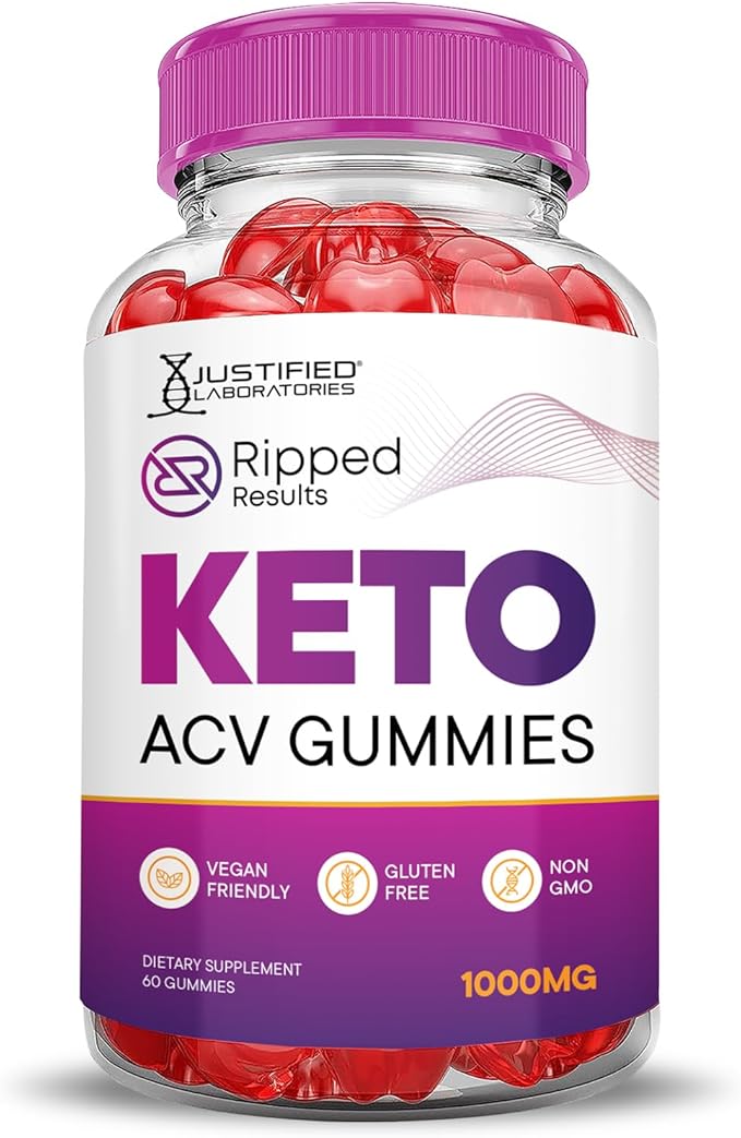 (10 Pack) Ripped Results Keto ACV Gummies Advanced Formula 1000MG Ripped Results Keto Gummies Apple Cider Vinegar Formulated with Pomegranate Beet Juice Powder B12 Vegan Non GMO 600 Gummys