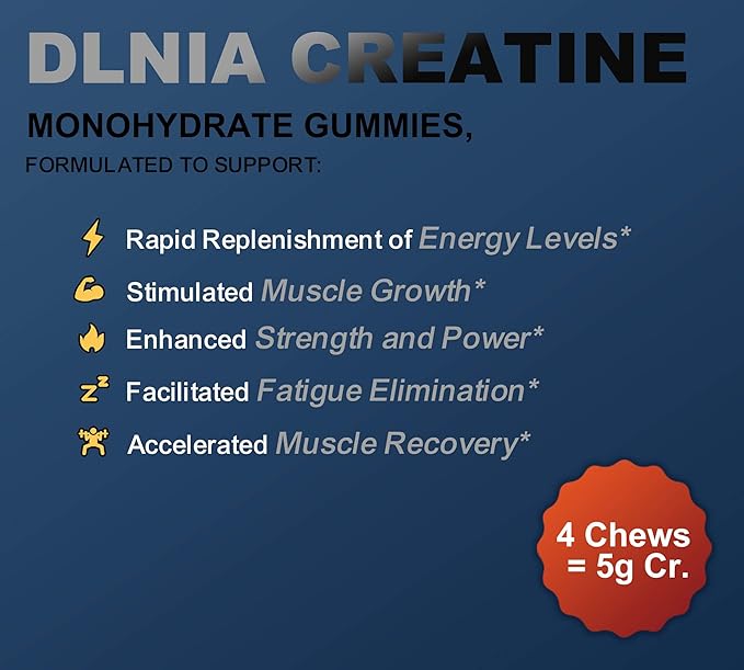 120 Creatine Monohydrate Gummies for Men & Women, Vegan-Friendly, Sugar-Free, & Tasty Chewables - Instantized Creatine Gummies (120 Count (Pack of 1), Orange)