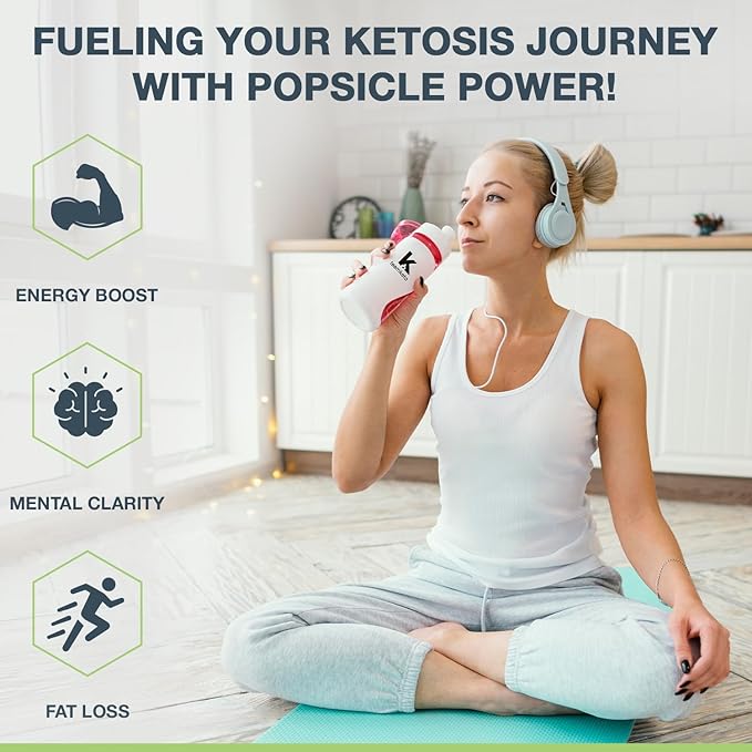 exogenous Ketones Powder, Pure Keto BHB Salts | Dairy & Gluten Free-Best Keto Supplements Fuel for Energy Boost, Mental Performance- Pre-Workout Naturally Flavored 436g - Lemon Lime