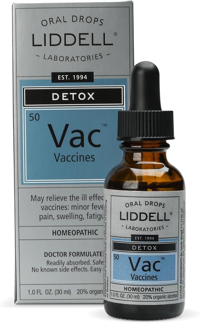 Liddell Homeopathic Vaccine Detox Oral Drops - 1 Oz