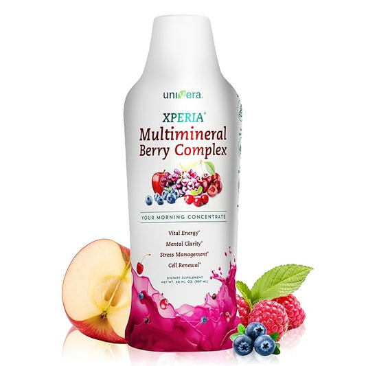 Xperia Concentrate, Liquid, Herbal Multimineral, Multivitamin for women and man, Ashwagandha, Natural Energy Boost, Agave syrup & Stevia, 30 Fl oz. (30-Day Supply)