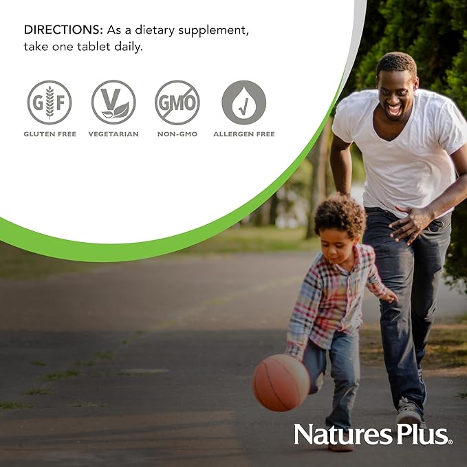 NaturesPlus Hema-Plex Iron - 30 Slow-Release Tablets - 85 mg Chelated Iron - Total Blood Health - with Vitamin C & Bioflavonoids - Non GMO, Vegetarian & Gluten Free - 30 Servings
