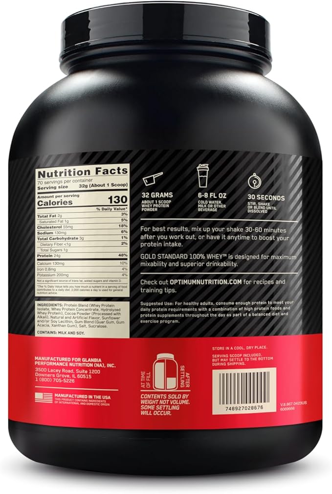 Optimum Nutrition Gold Standard® 100% Whey, Chocolate Mint, 4.94 lb (2.24 kg)