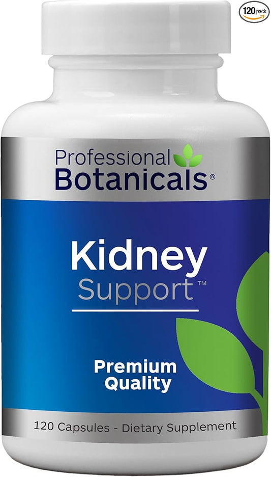 Kidney Support - Vegan Kidney Cleanse Supplement All Natural Herbal Detox and Support for Urinary Tract, Bladder and Kidneys - 120 Vegetarian Capsules