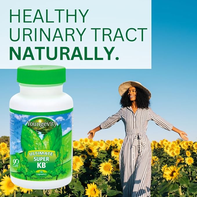 Youngevity Super KB - Proprietary Urinary Tract Health Supplement - Cranberry, Bilberry, Devil's Claw, Horsetail & More - Ancient Legacy - 90 Capsules