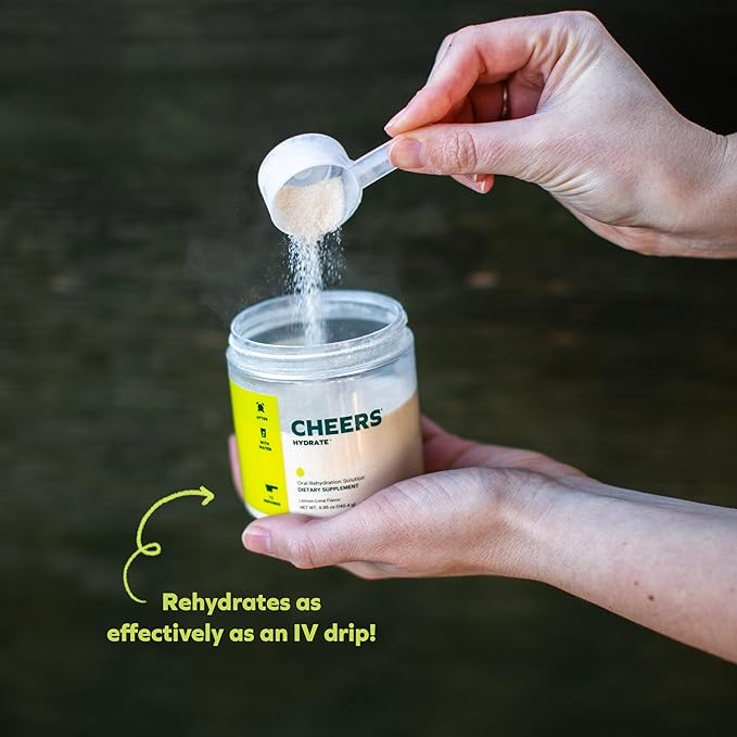 Cheers Classic Combo | Restore + Hydrate | Rehydrate & Feel Better After Drinking | DHM, L-Cysteine, B-Vitamins, Electrolytes | 12 Doses Each | Liver Support | Electrolyte Supplements