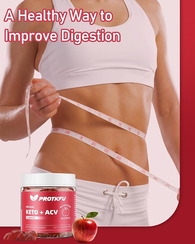 90 Count Keto ACV Gummies Advanced Weight Loss Keto Supplements for Stomach Bloating, Gut Clean Support, ACV Keto Gummies for Weight Loss