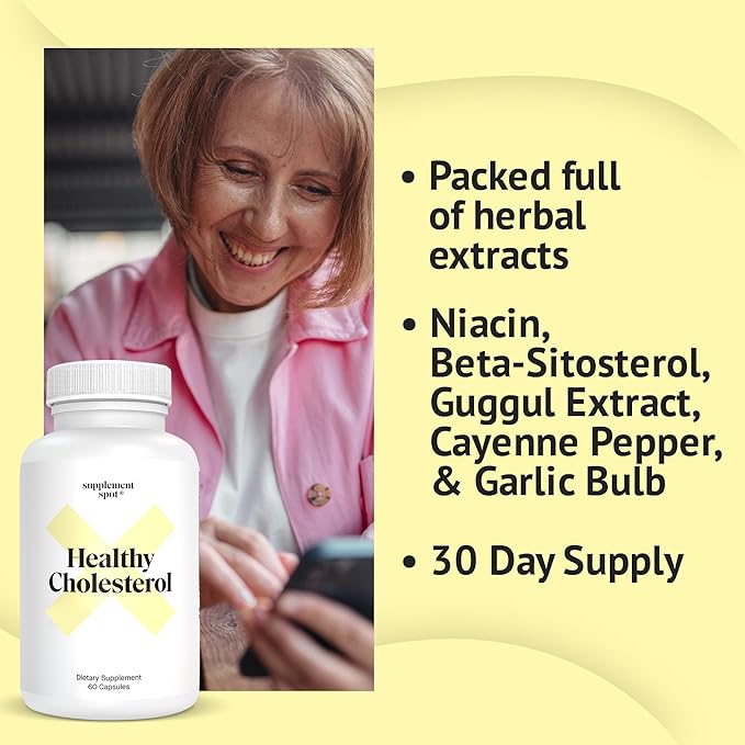 Choless Control Supplement – Vitamin B3, Beta Sitosterol, Niacin, & Cayenne Pepper Supplements – Choless Supplements (60 Capsules)