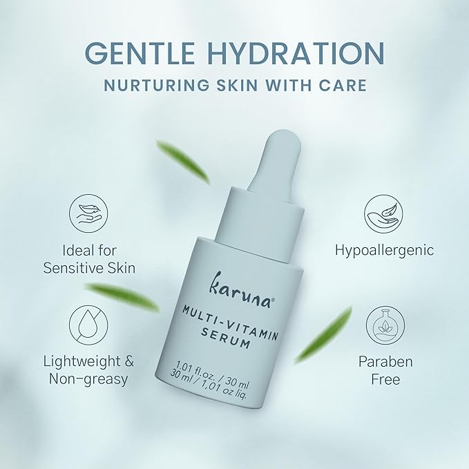 MULTI-VITAMIN Day & Night Serum with Vitamins A, B3, B5, B6, C & E, Niacinamide Serum for Face, Antioxidant Serum for Face, 30 ml