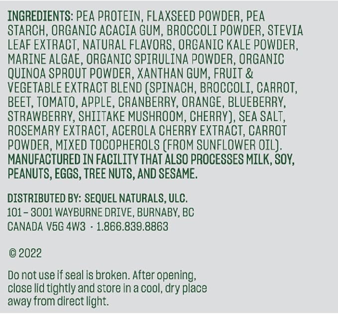 Vega Essentials Plant Based Protein Powder, Vanilla - Vegan, Superfood, Vitamins, Antioxidants, Keto, Low Carb, Dairy Free, Gluten Free, Pea Protein for Women & Men, 1.3 lbs (Packaging May Vary)