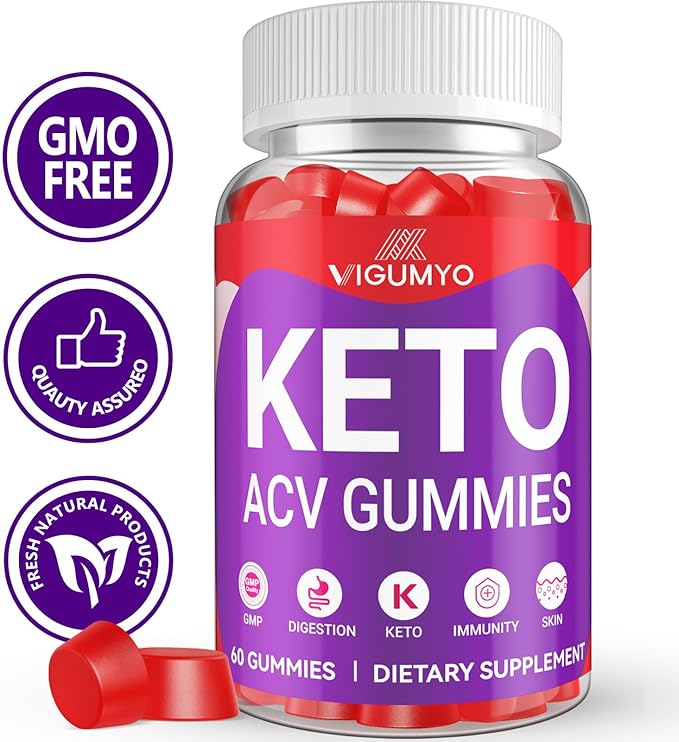 Keto ACV Gummies 1500MG Keto Gummies Apple Cider Vinegar Gummies Formulated with Pomegranate Beet Juice Powder B12 Vegan Non GMO 120 Gummys