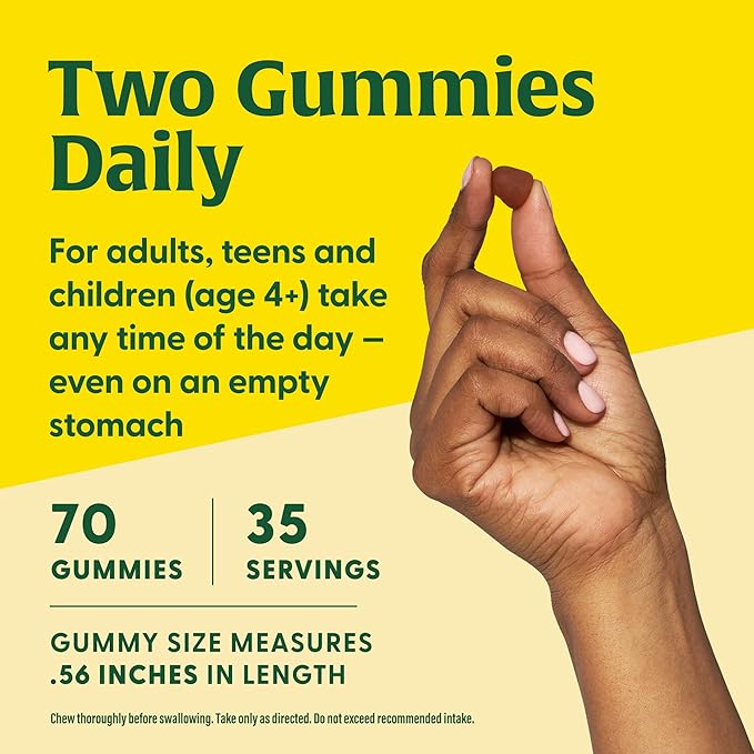 MegaFood C Defense Daily Immune Support Supplement - Chewable Vitamin C Gummies, Tangy Citrus Flavor, Made with Real Food Like Orange & Cranberry, Vegan, Gluten-Free - 70 Gummy Vitamins, 35 Servings