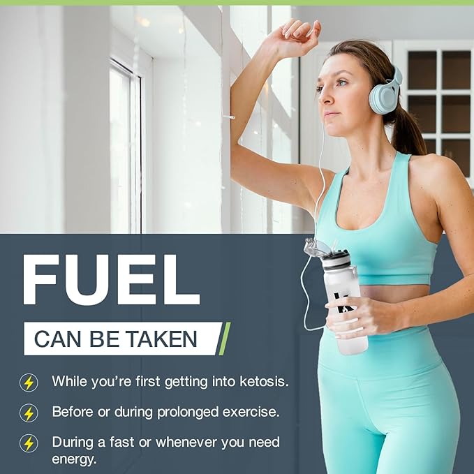 exogenous Ketones Powder, Pure Keto BHB Salts | Dairy & Gluten Free-Best Keto Supplements Fuel for Energy Boost, Mental Performance- Pre-Workout Naturally Flavored 436g - Lemon Lime