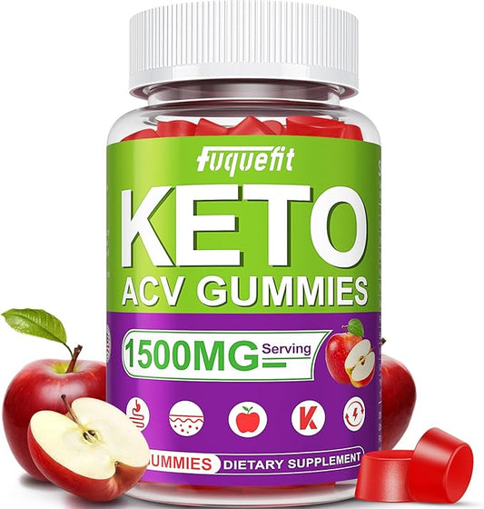 Keto ACV Gummies 1500mg Apple Cider Vinegar Gummies with B12,Keto Support, Boost Immue, Energy, and Digestive Health- Vegan, Gluten-Free