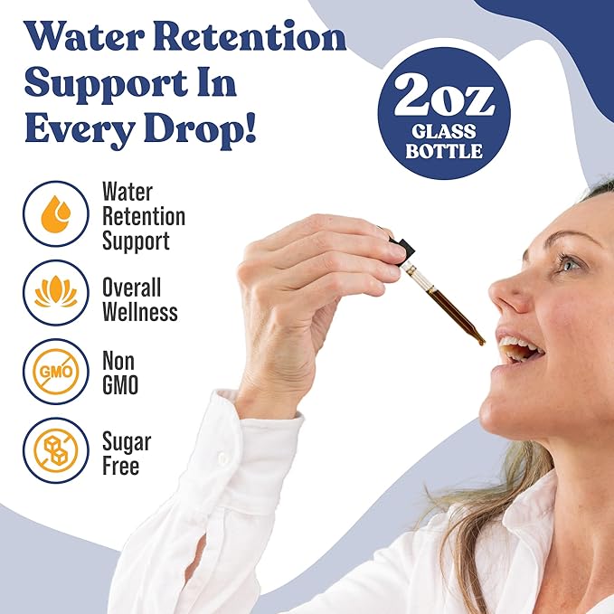 Rejuvica Health Hydrocin - Advanced Diuretic Water Retention Support Supplement - Liquid Delivery for Better Absorption - Dandelion, Uva Ursi, Juniper Berry, Celery Seed, Green Tea & More!