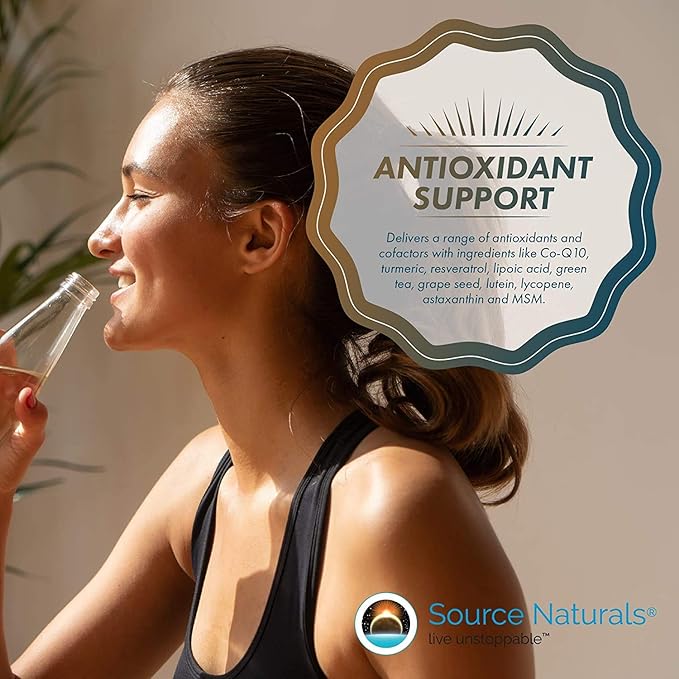 Source Naturals Life Force Multiple Iron Free Daily Multivitamin High Potency Essential Vitamins, Minerals, Antioxidants & Nutrients - Energy & Immune Boost - 60 Tablets