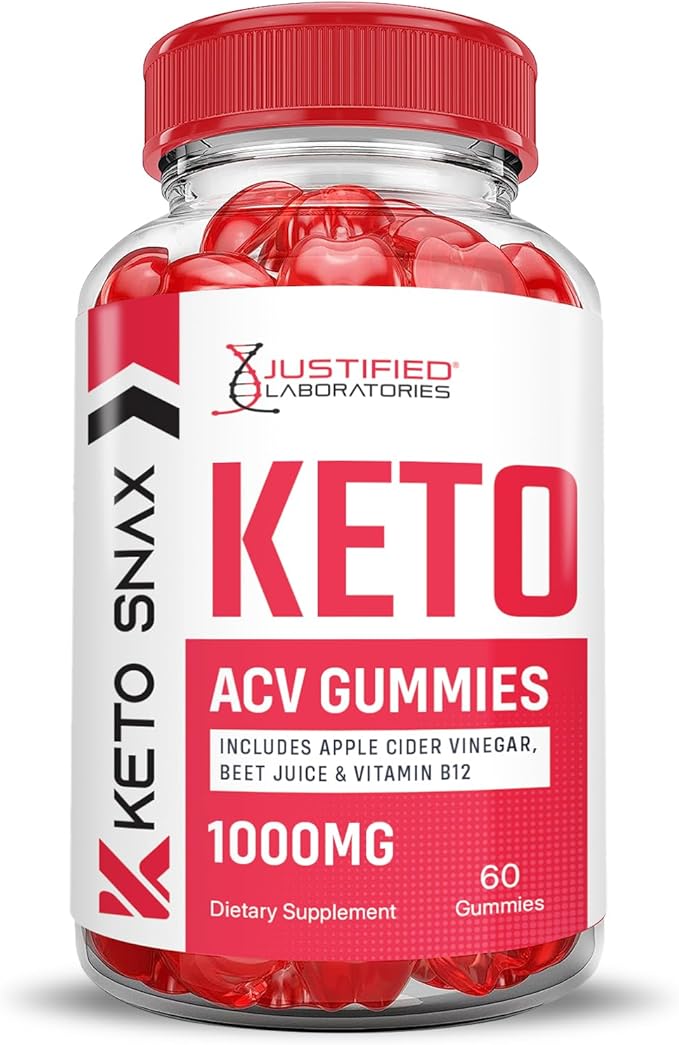 (10 Pack) Keto Snax Keto ACV Gummies Advanced Formula 1000MG Keto Snax Keto Gummies Apple Cider Vinegar Formulated with Pomegranate Beet Juice Powder B12 Vegan Non GMO 600 Gummys