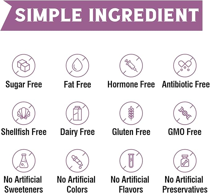 Multi Collagen Peptides Powder Type I II III V X, Hydrolyzed Collagen Protein for Women and Men, Skin, Hair, Nails and Joints, Unflavored, Non-GMO, Keto & GF, Zero Sugar, 22 Servings, 8oz