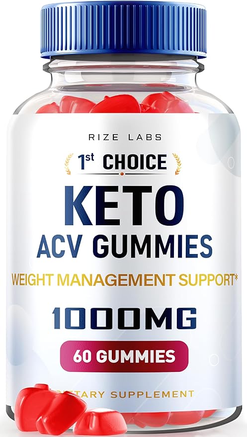1st Choice Keto ACV Gummies for Advanced Weight Loss, All Natural Apple Cider Vinegar Keto Supplement, Extreme 2000mg Keto+ACV Gummy (60 Gummies)